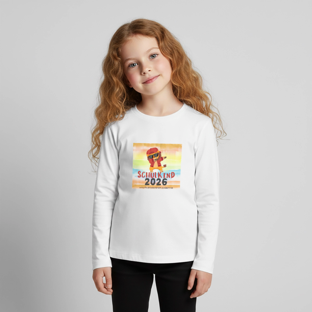 Langarmshirt für kleine Glückskrieger - white