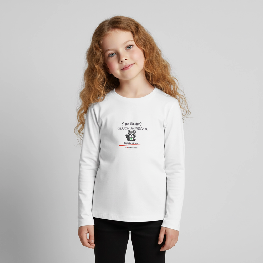 Langarmshirt für kleine Glückskrieger - white