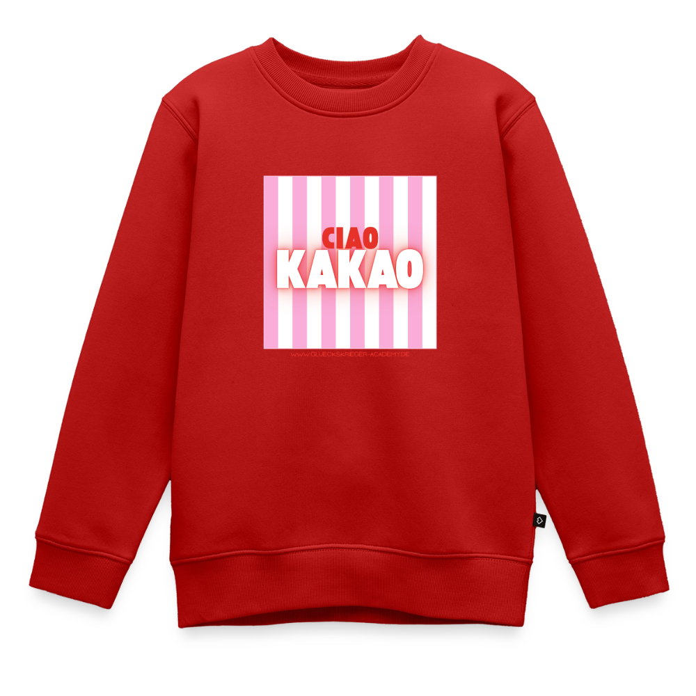 Glückskrieger Kinder Pullover – Ciao Kakao - red