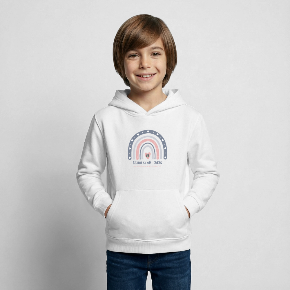 Glückskrieger Hoodie – Schulkind 2026 - white