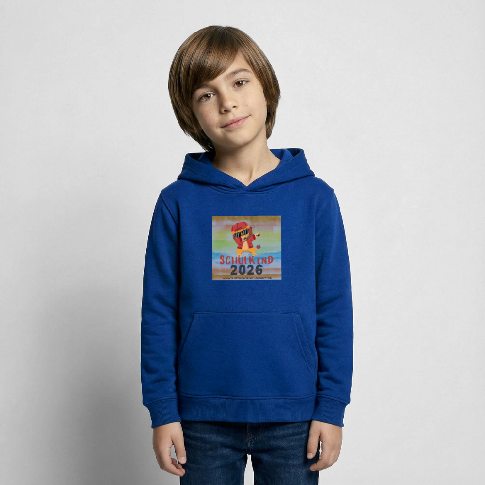 Glückskrieger Hoodie – Schulkind 2026 - bright royal