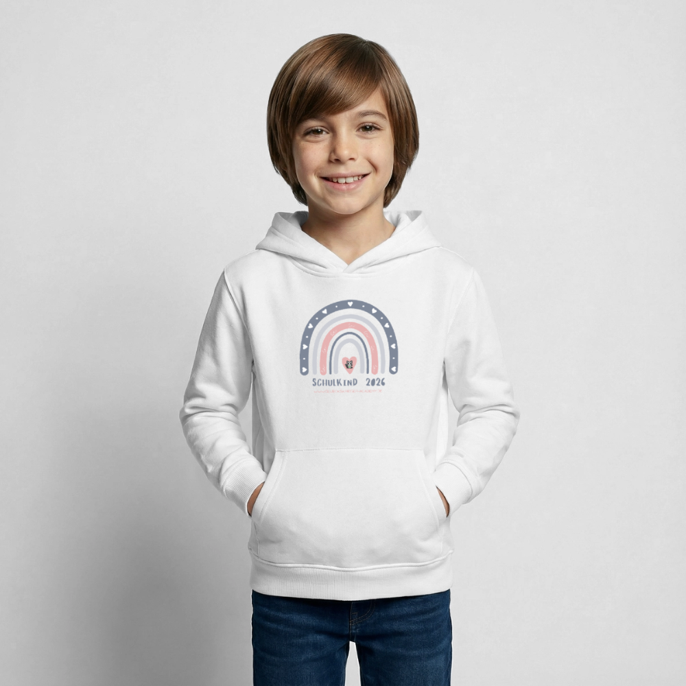 Glückskrieger Hoodie – Schulkind 2026 - white