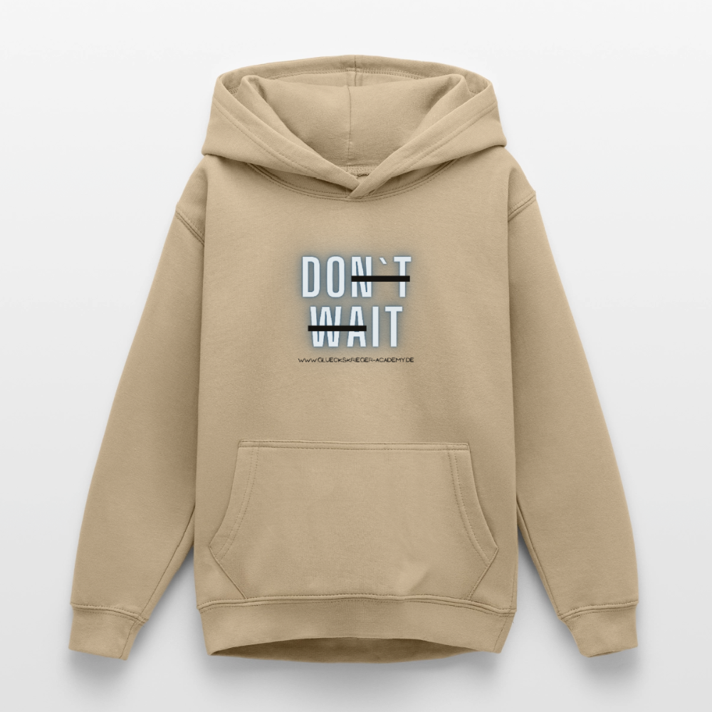 Glückskrieger Hoodie für Teens– Do it - sand