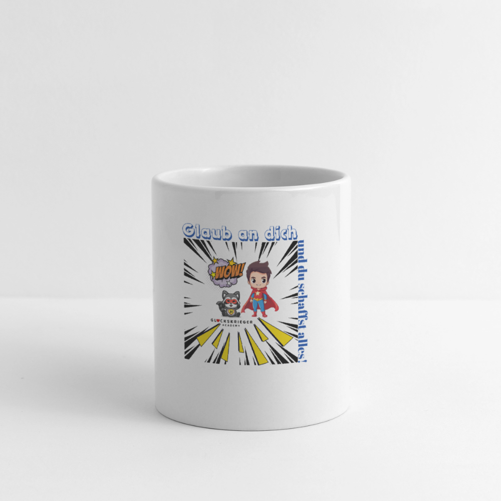 Glückskrieger Tasse – Dein täglicher Begleiter - white