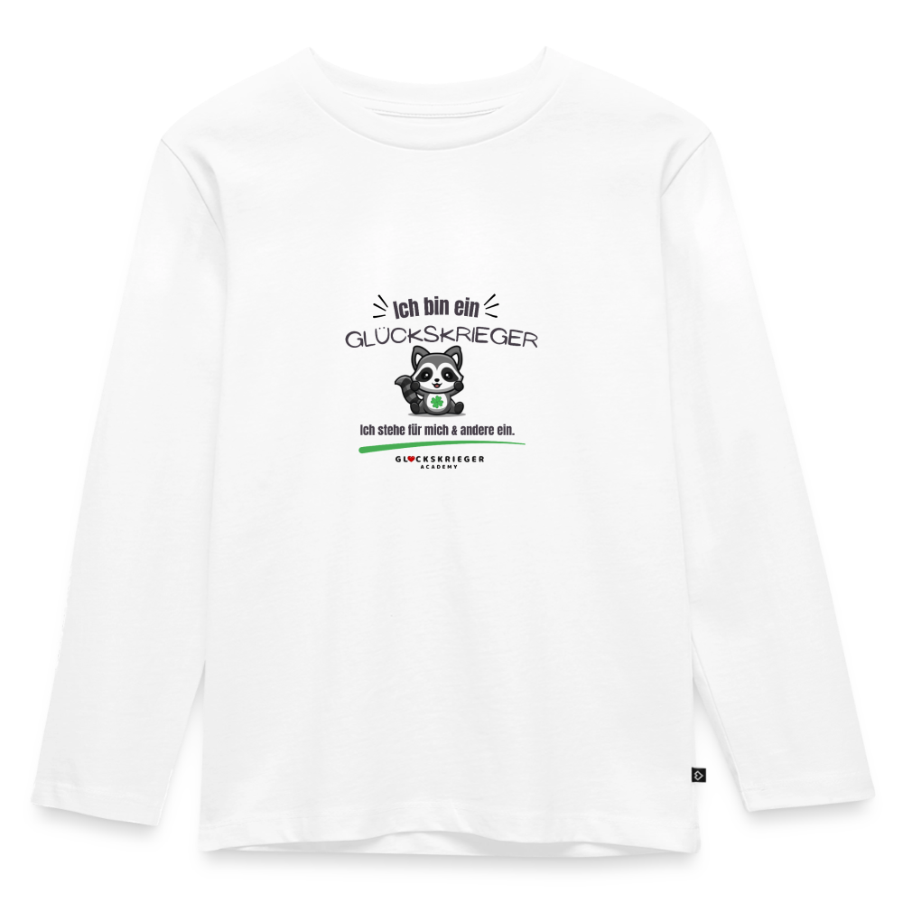 Langarmshirt für kleine Glückskrieger - white