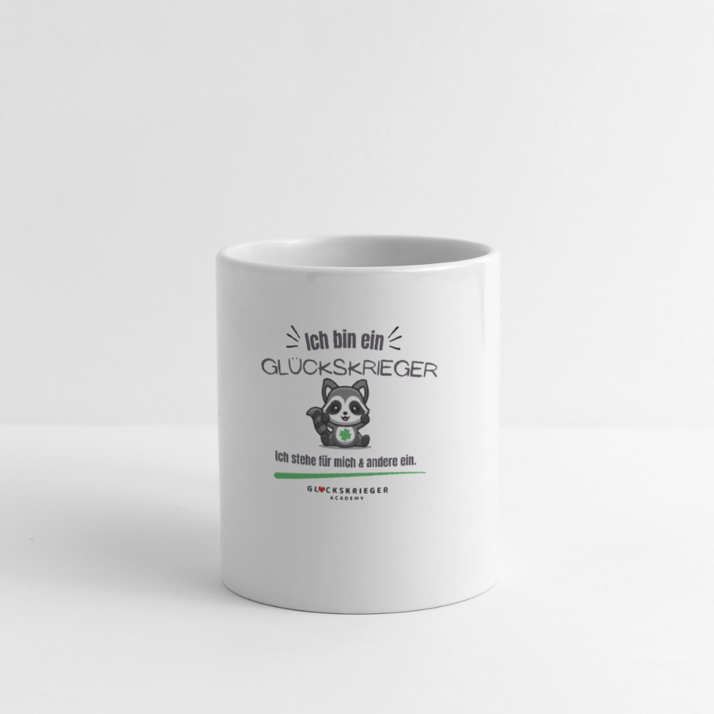 Glückskrieger Tasse – Dein täglicher Begleiter - white