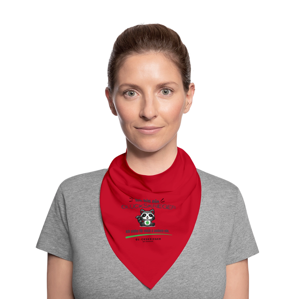 Glückskrieger Tuch – Vielseitig & stark - red