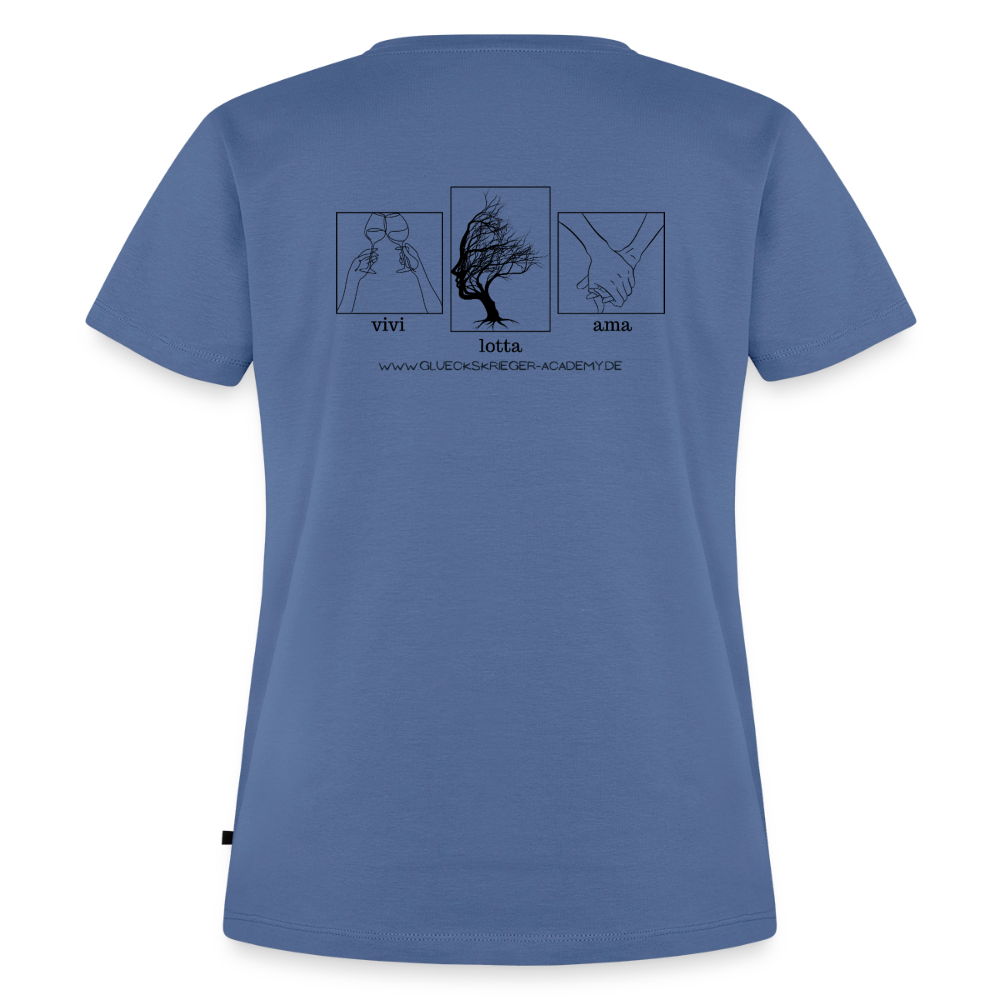 Damen Shirt 2- vivi - stone blue