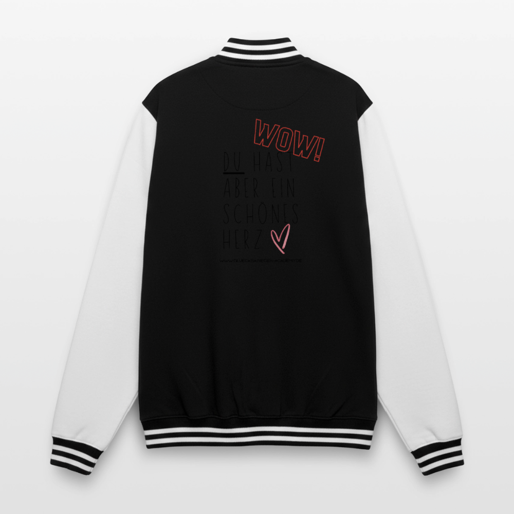 College Jacke –Herz - black/white