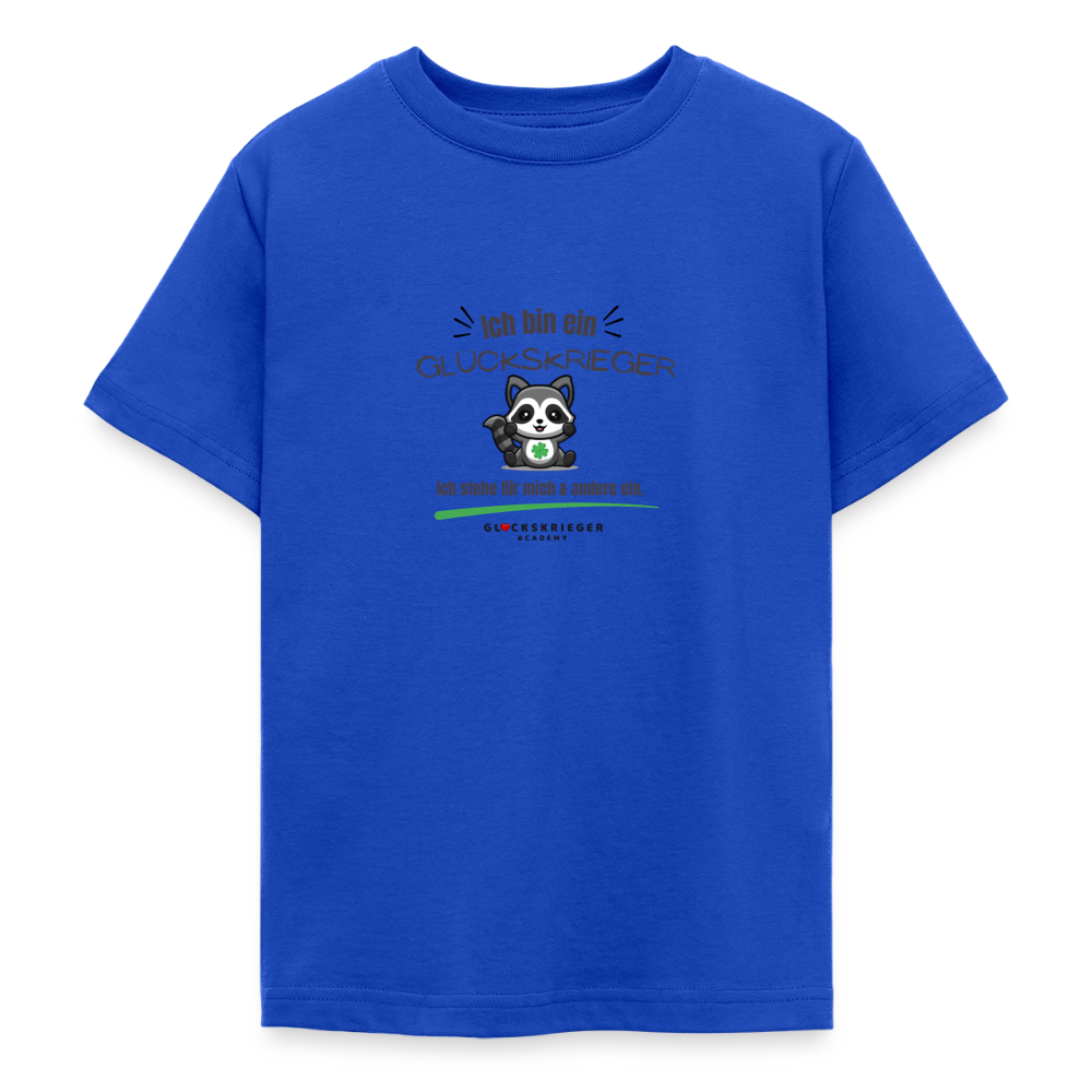 Glückskrieger T-Shirt für Teens – Stark für mich & andere - royal blue