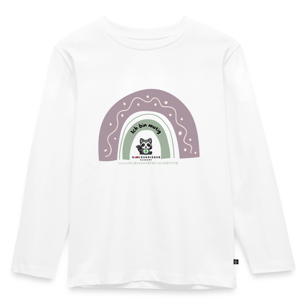 Langarmshirt für kleine Glückskrieger - white