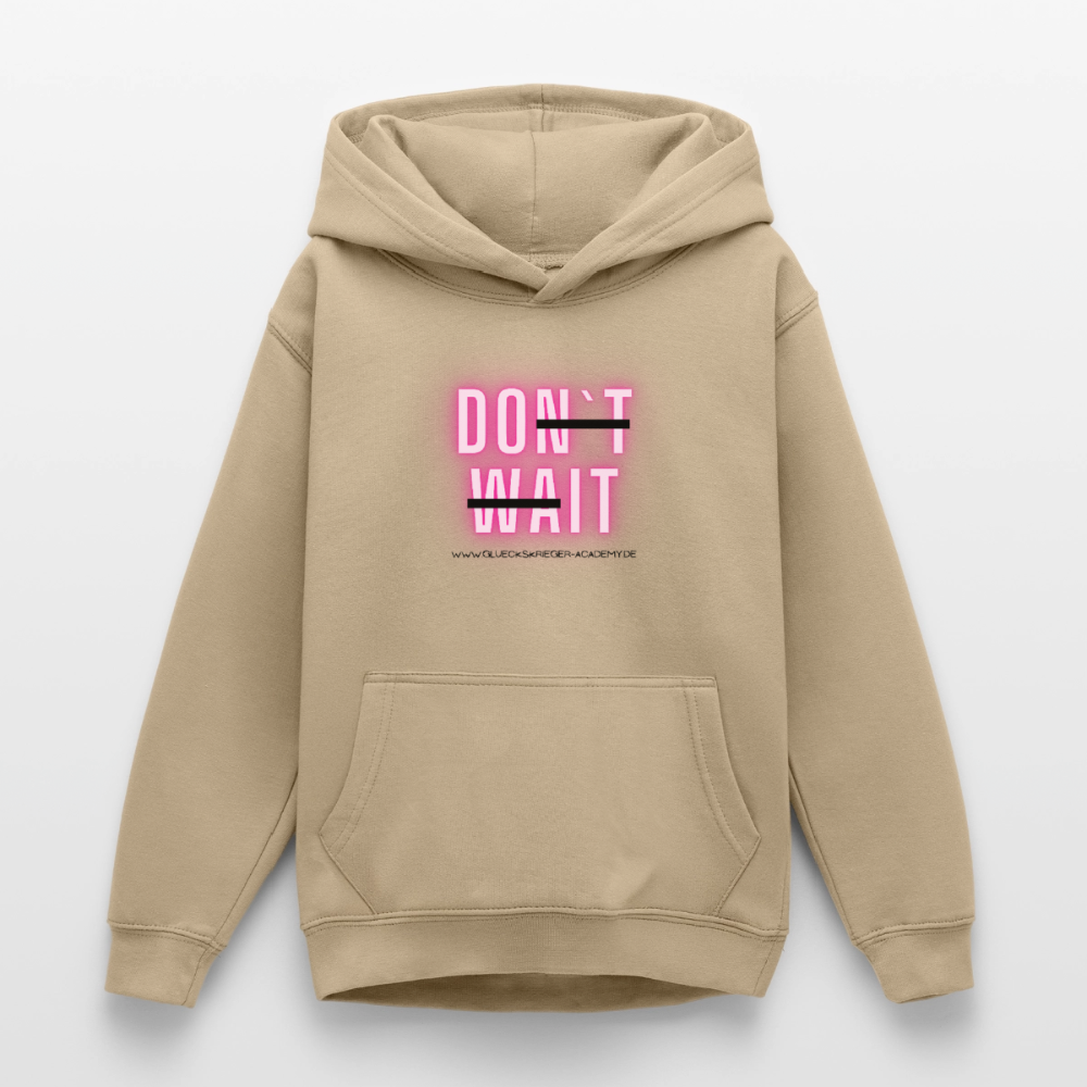 Glückskrieger Hoodie für Teens– Do it - sand