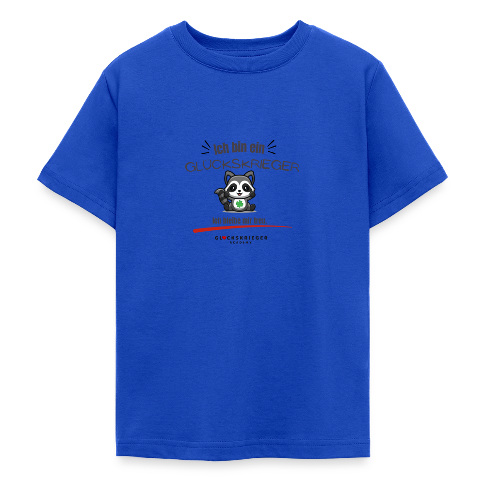 Glückskrieger T-Shirt für Teens – Stark für mich & andere - royal blue