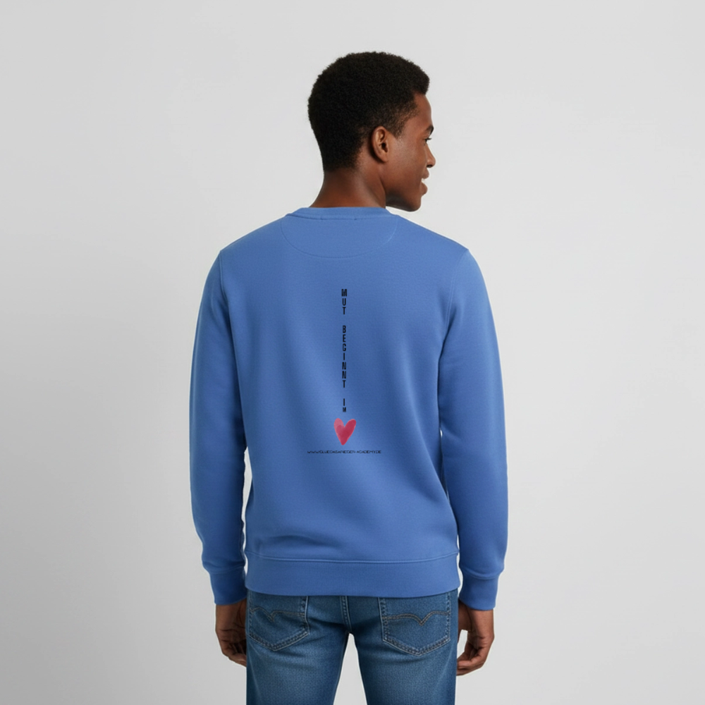 Glückskrieger Teens Pullover – Mut - carolina blue