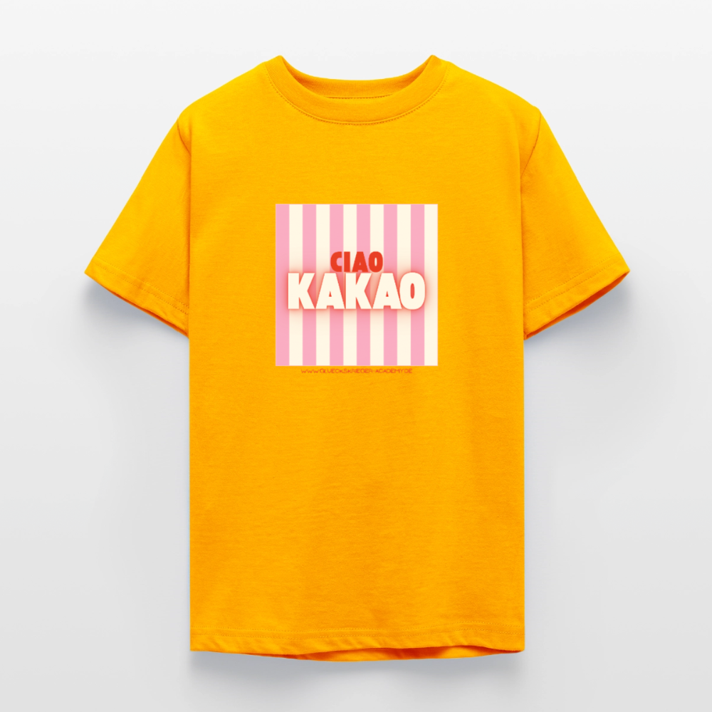 T-Shirt für Teens- Ciao Kakao - gold