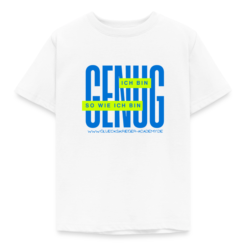 Kinder Shirt - Definition Glückskrieger - white