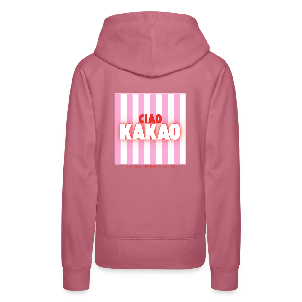Damen Hoodies – Ciao - mauve