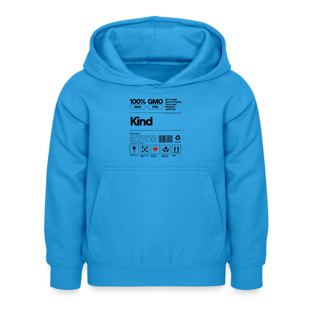 Glückskrieger Hoodie – Stark & Mutig - sea blue
