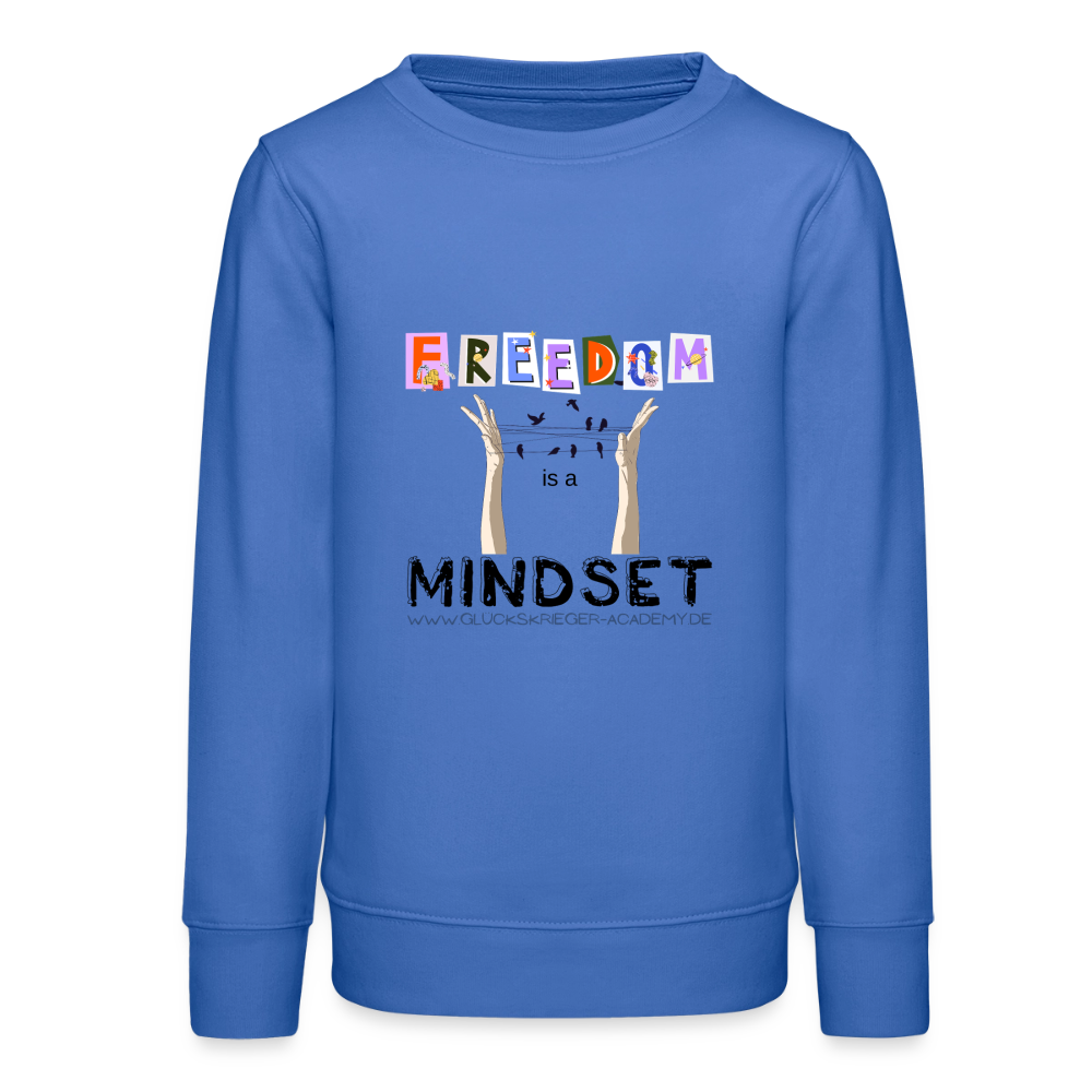 Glückskrieger Teens Pullover – Freedom - carolina blue