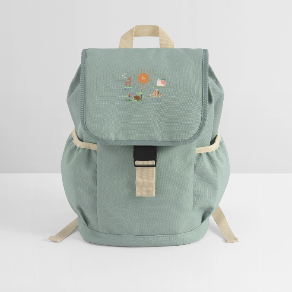Kinder Rucksack – Mut & Selbstvertrauen für jeden Tag - stonewash green