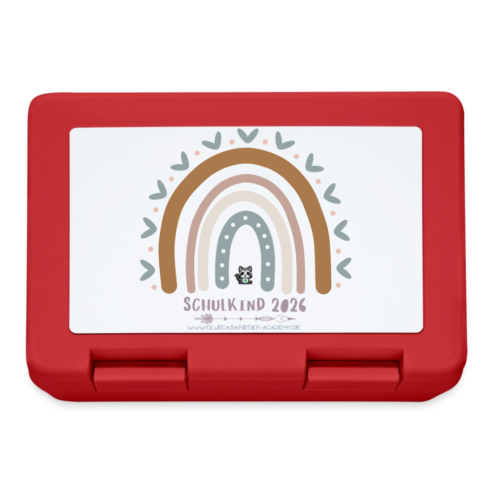 Kinder Lunchbox – Schulkind 2026 - red