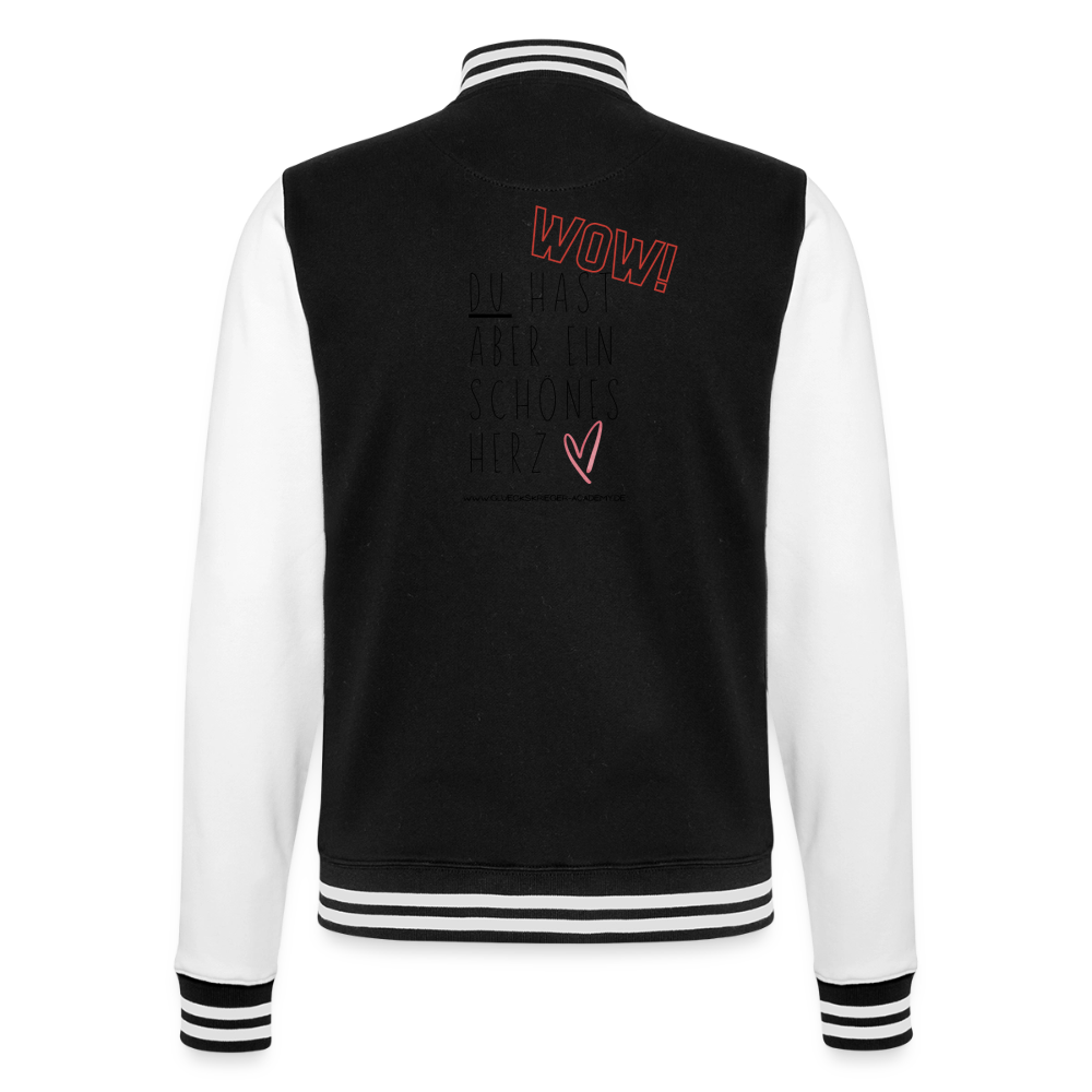 College Jacke –Herz - black/white