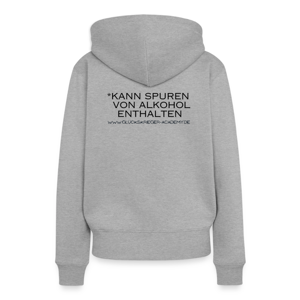 Damen Hoodies – Spuren - heather grey