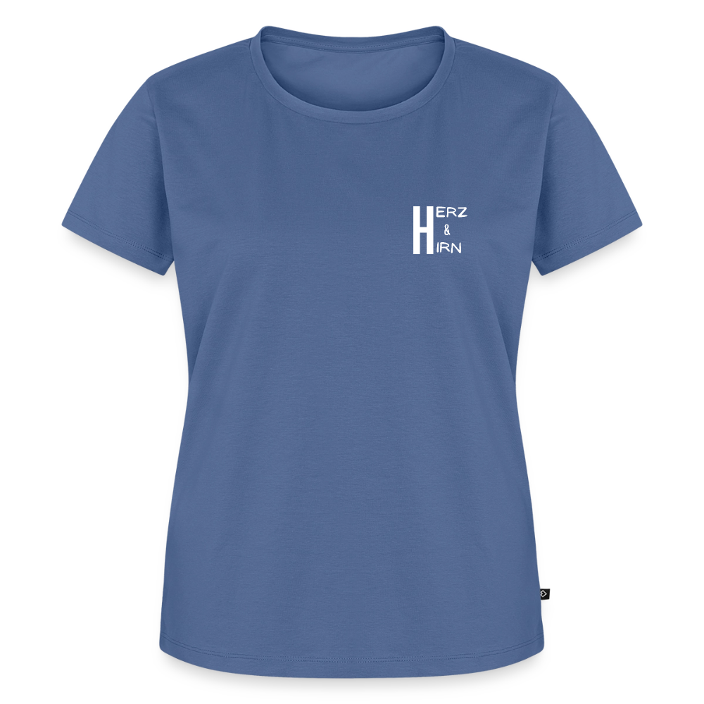 Damen Shirt 2- Dreamteam - stone blue