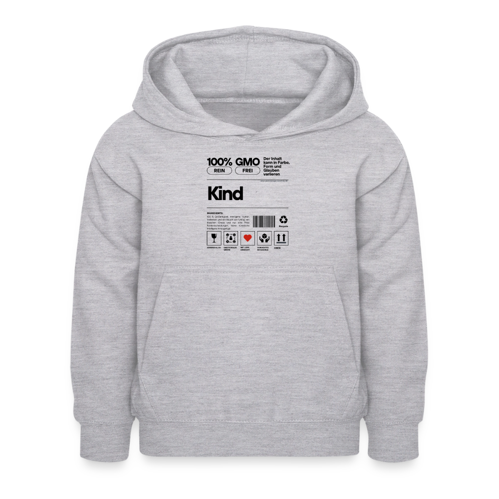 Glückskrieger Hoodie – Stark & Mutig - light heather grey