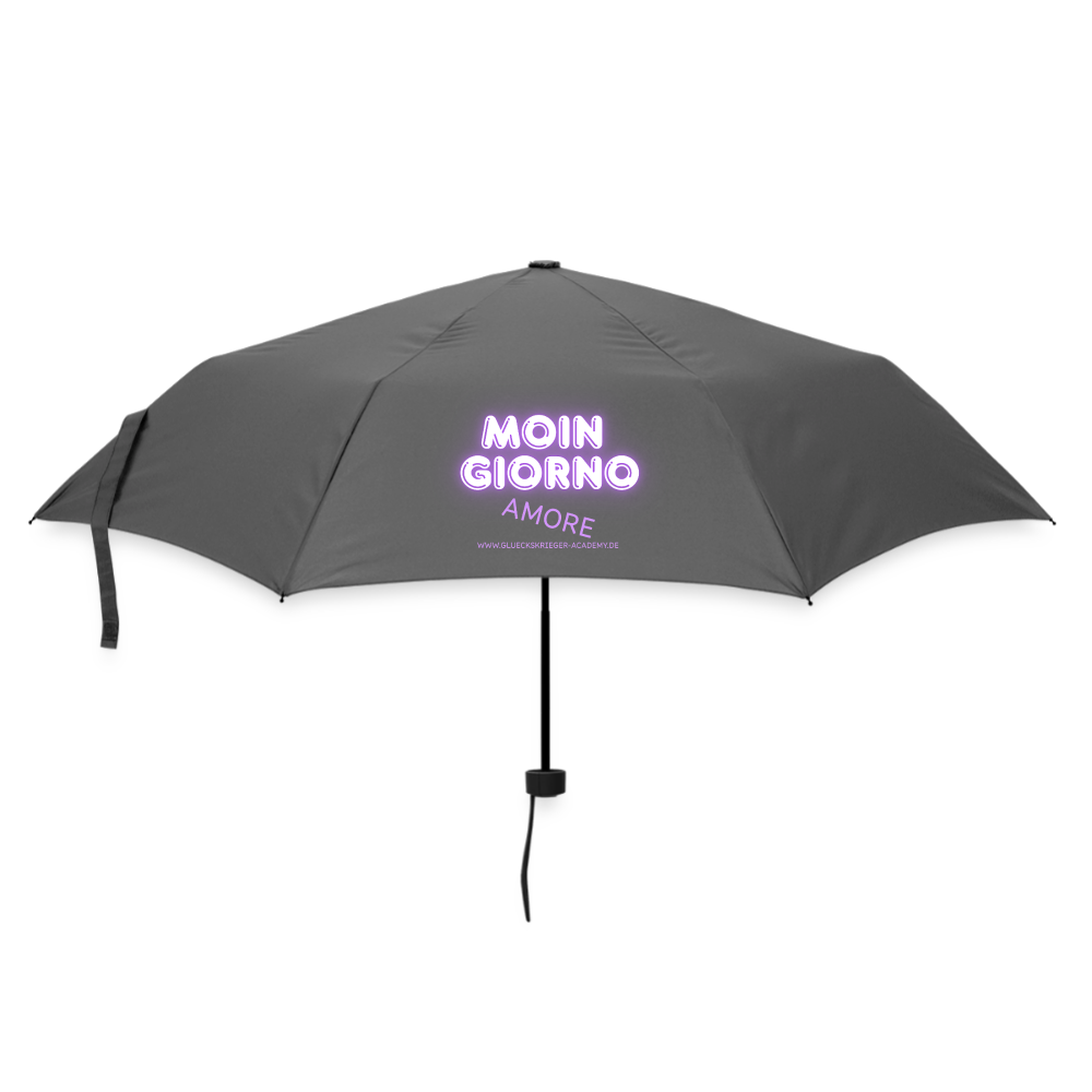 Glückskrieger Regenschirm – Stark durch jedes Wetter-Moin - grey