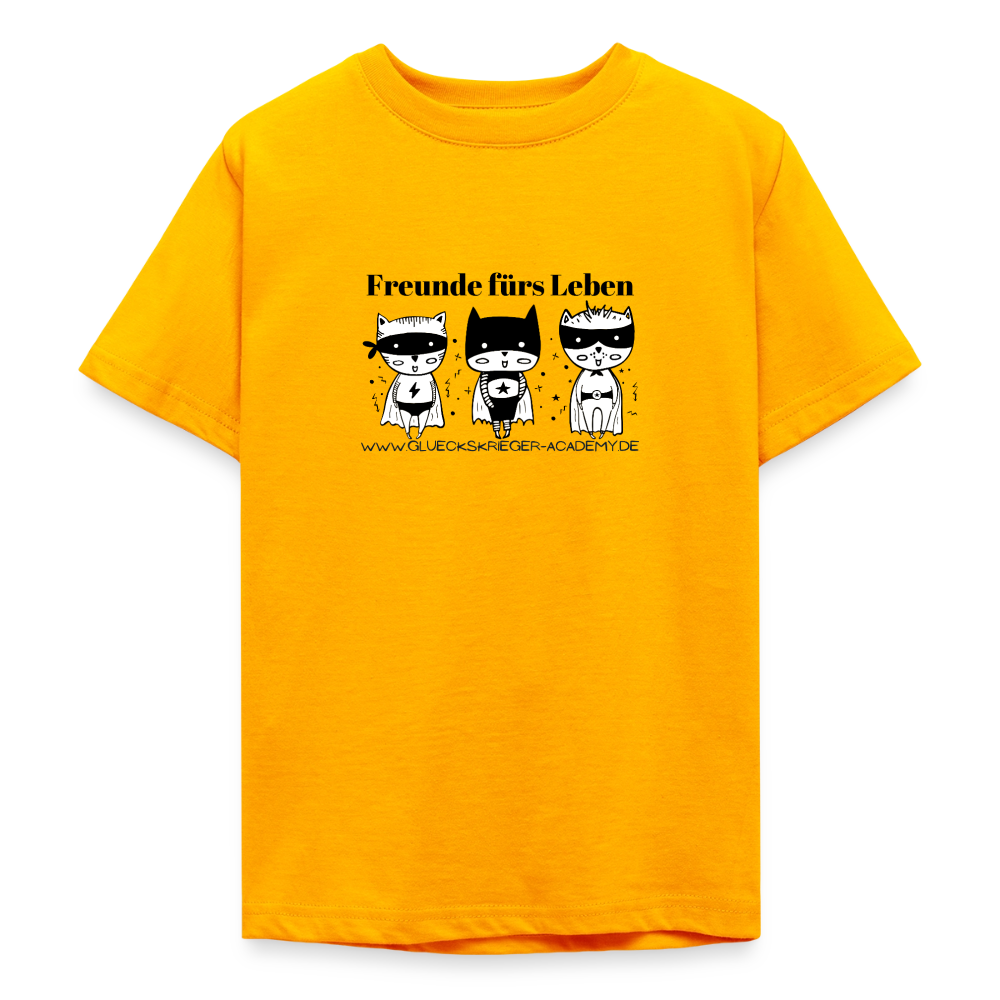 T-Shirt für Kids- Freunde fürs Leben - gold