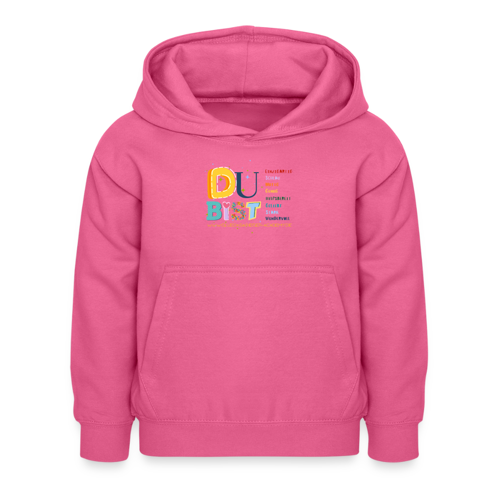 Glückskrieger Hoodie – Du bist... - pink