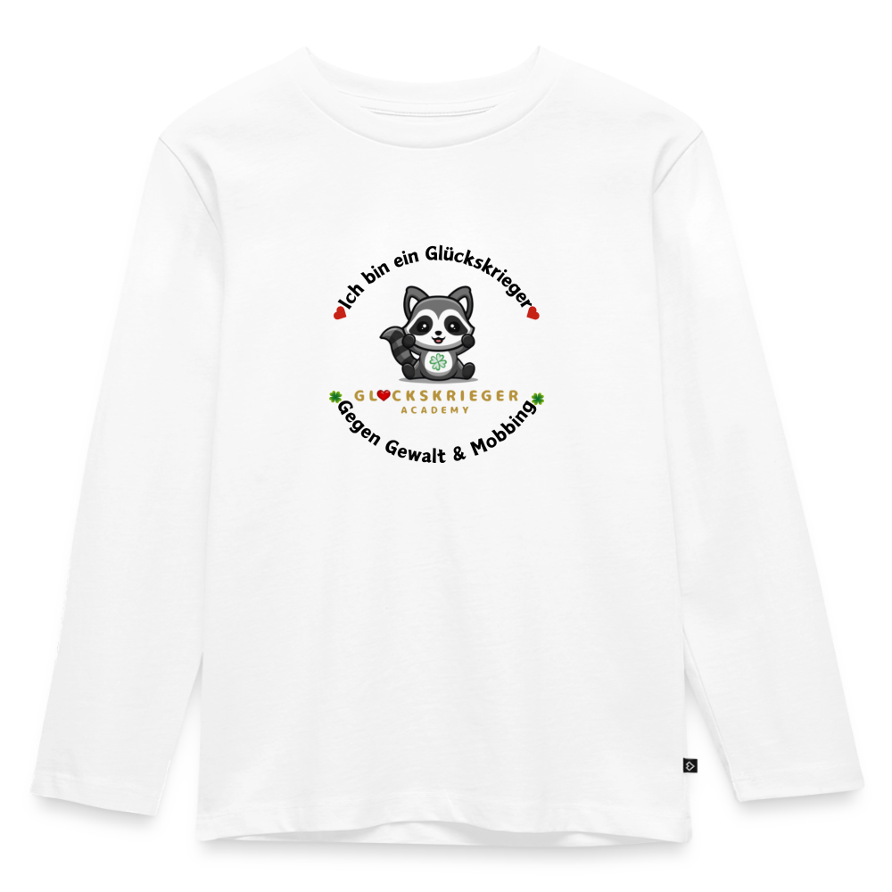 Langarmshirt für kleine Glückskrieger - white