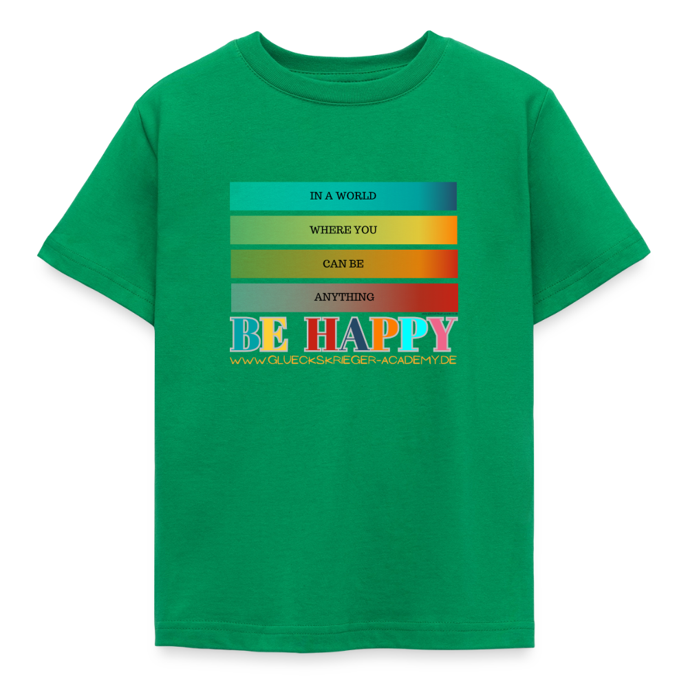 Kinder Shirt - Freunde fürs Leben - kelly green