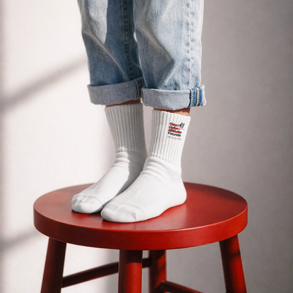 Kinder Tennissocken „Freunde“ - white