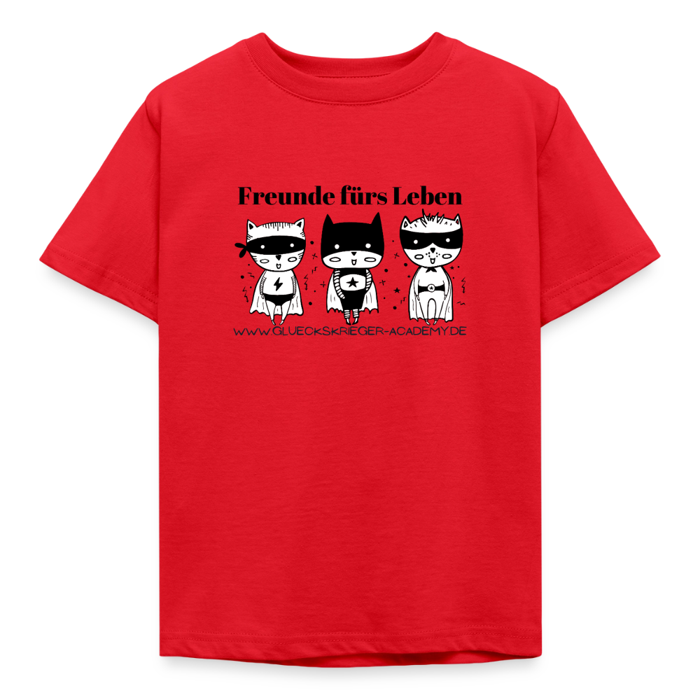 Kinder Shirt - Freunde fürs Leben - red