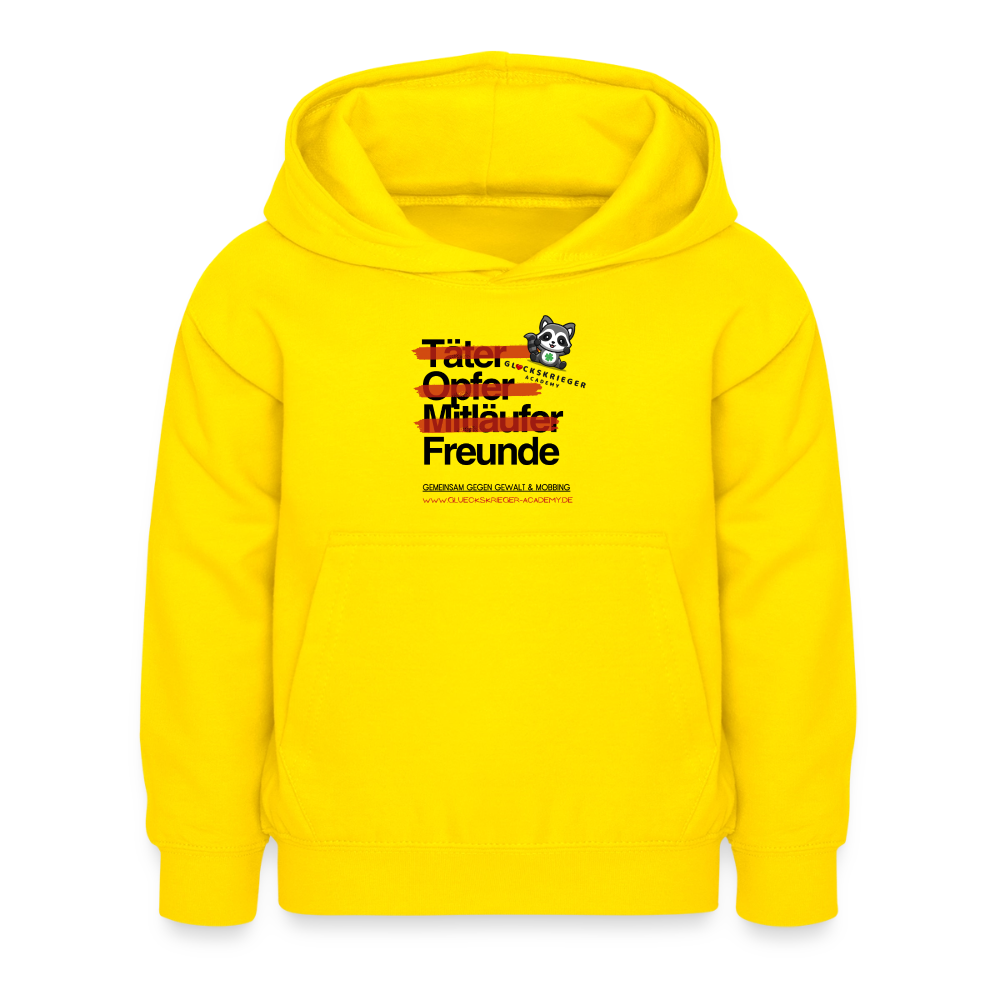 Glückskrieger Hoodie – Freunde - yellow