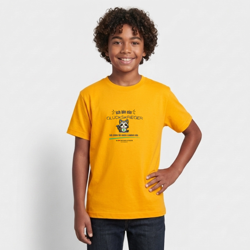 Glückskrieger T-Shirt für Teens – Stark für mich & andere - gold