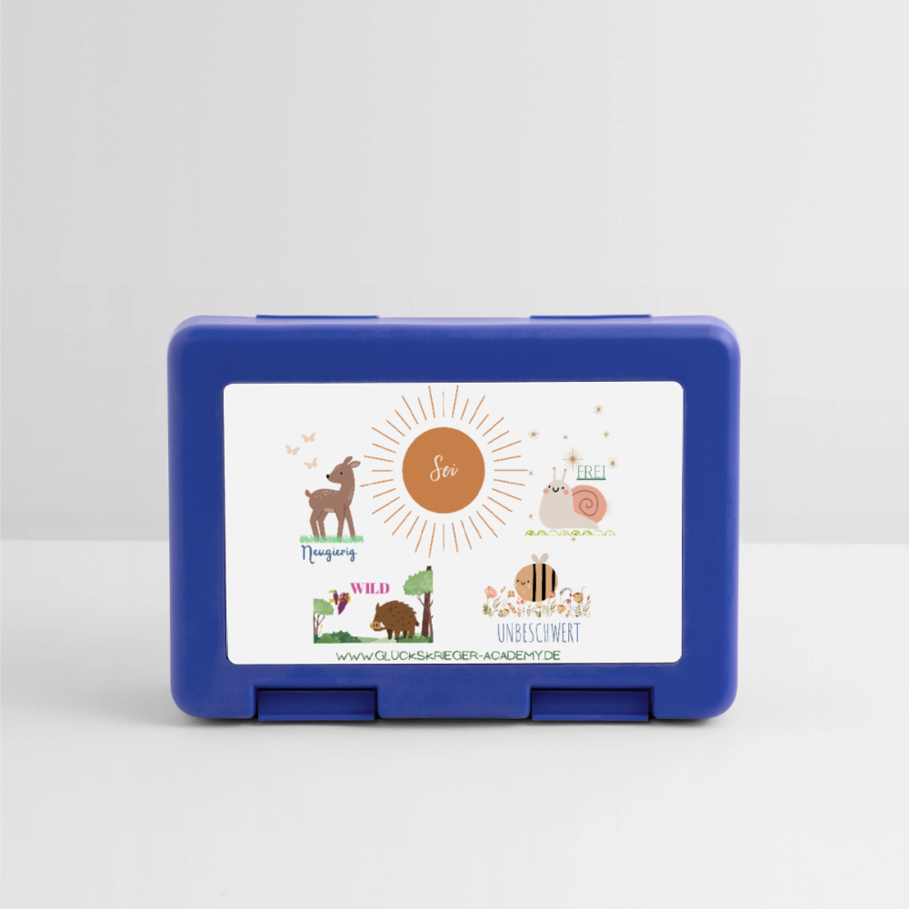 Kinder Lunchbox – Mut & Selbstvertrauen für jeden Tag - royal blue