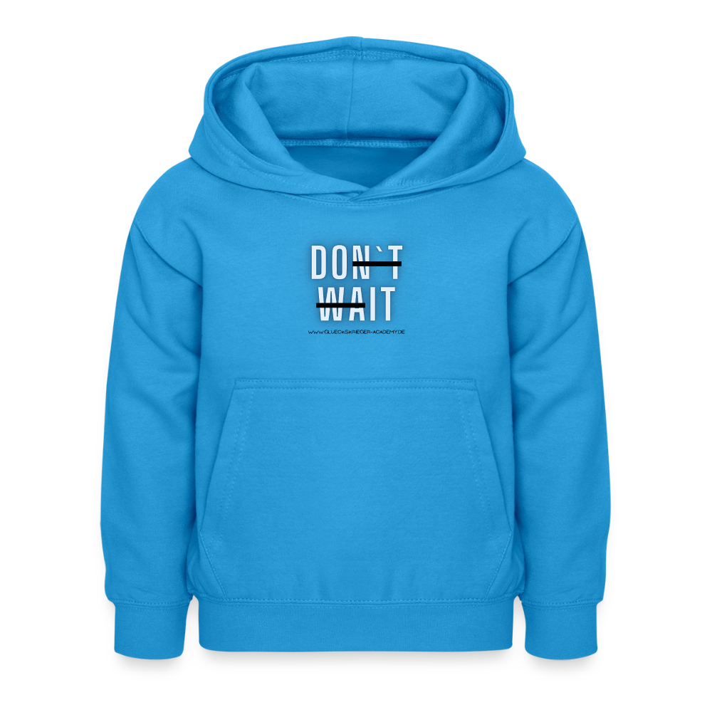 Glückskrieger Hoodie – Do it - sea blue