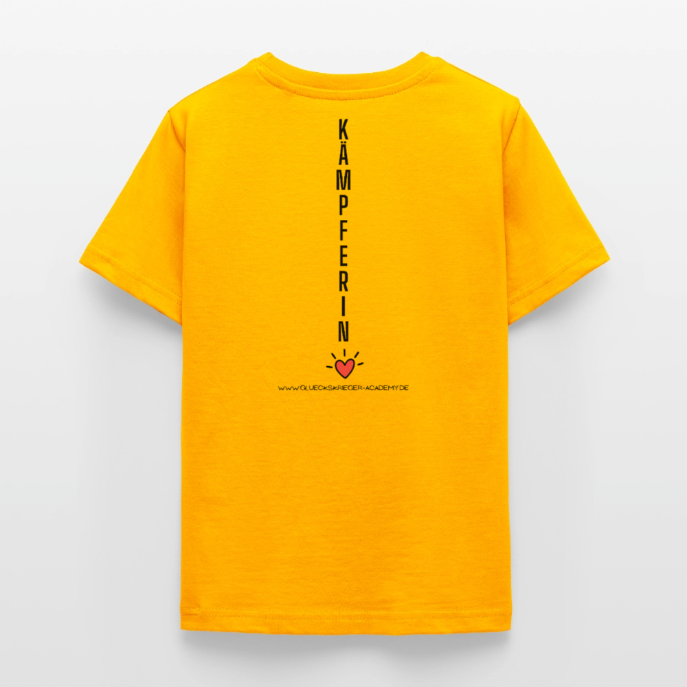 T-Shirt für Teens- Kämpferin - gold