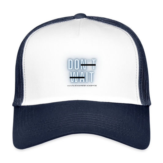 Kids’ Trucker Cap-Do it - white/navy