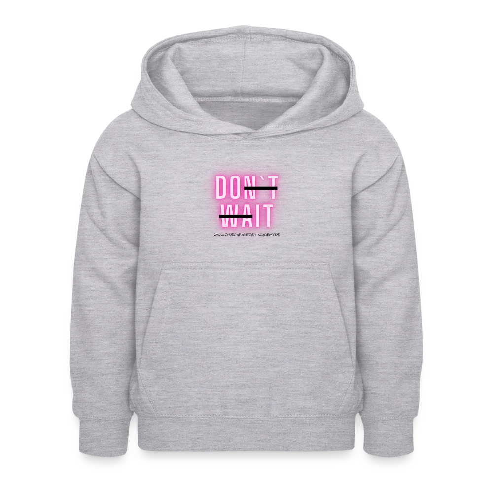 Glückskrieger Hoodie – Do it - light heather grey