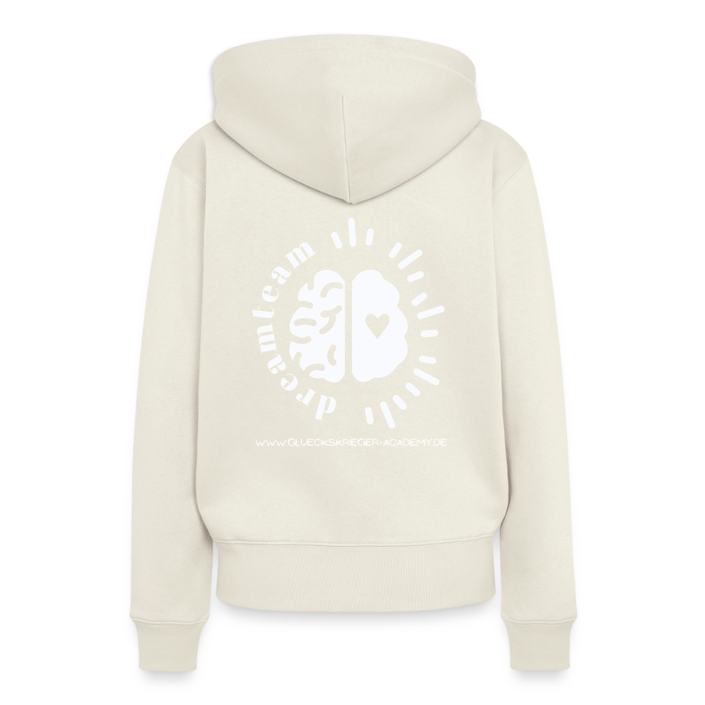 Damen Hoodies – Dreamteam - off white