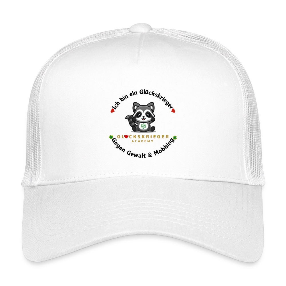 Glückskrieger Trucker Cap für Kinder – Mut & Stärke - white