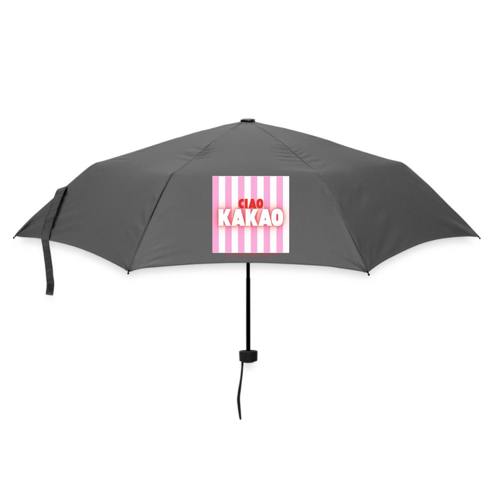 Glückskrieger Regenschirm – Stark durch jedes Wetter - grey