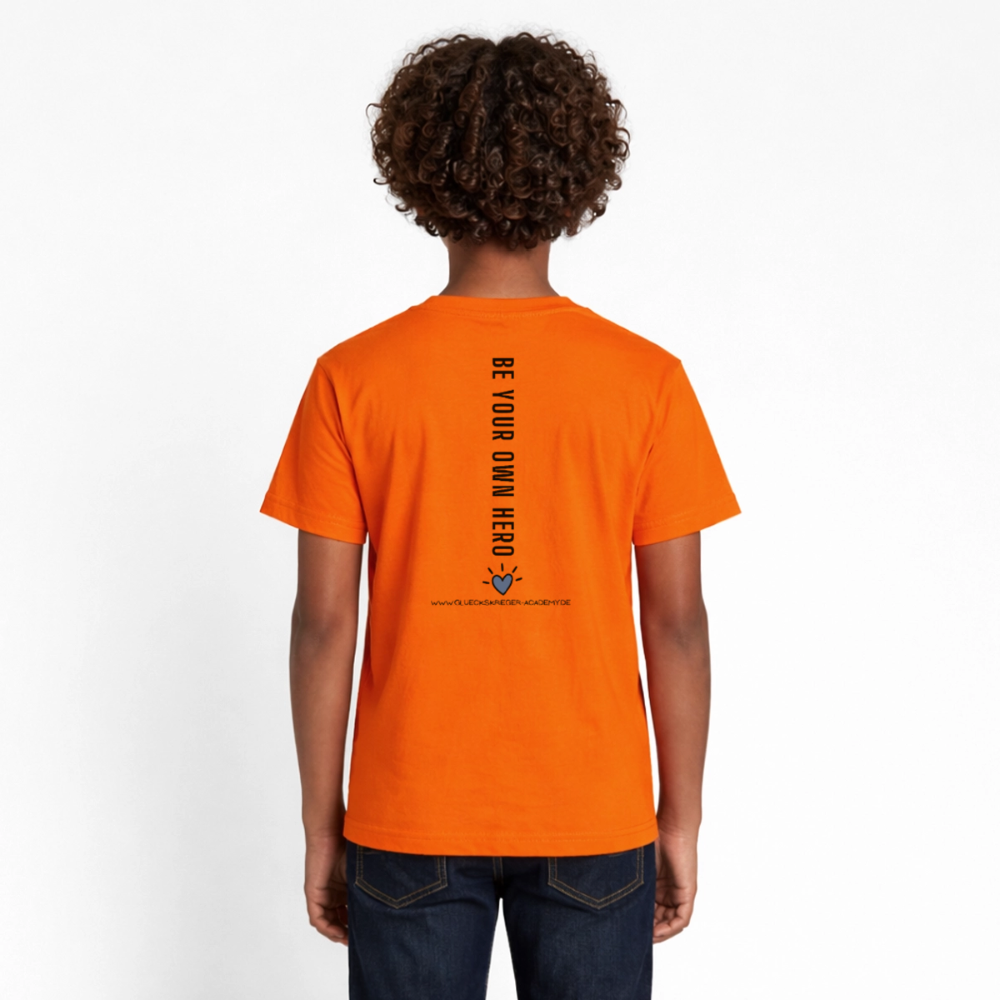 T-Shirt für Teens- Hero - orange