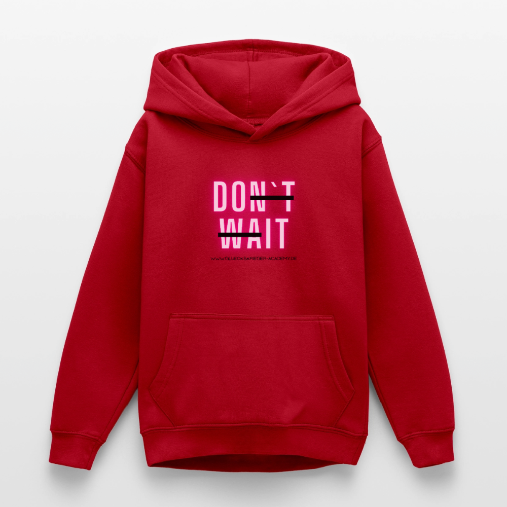 Glückskrieger Hoodie  für Teens– Do it - red