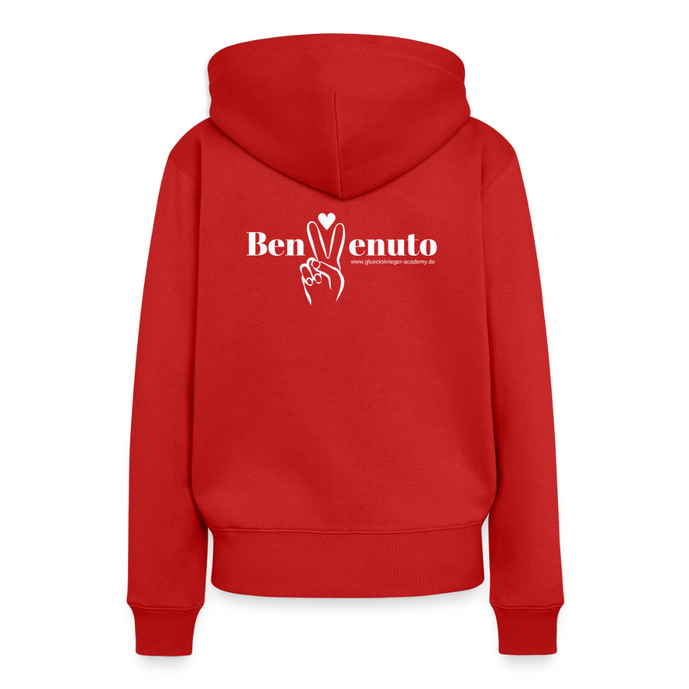 Damen Hoodies – Benvenuto - red
