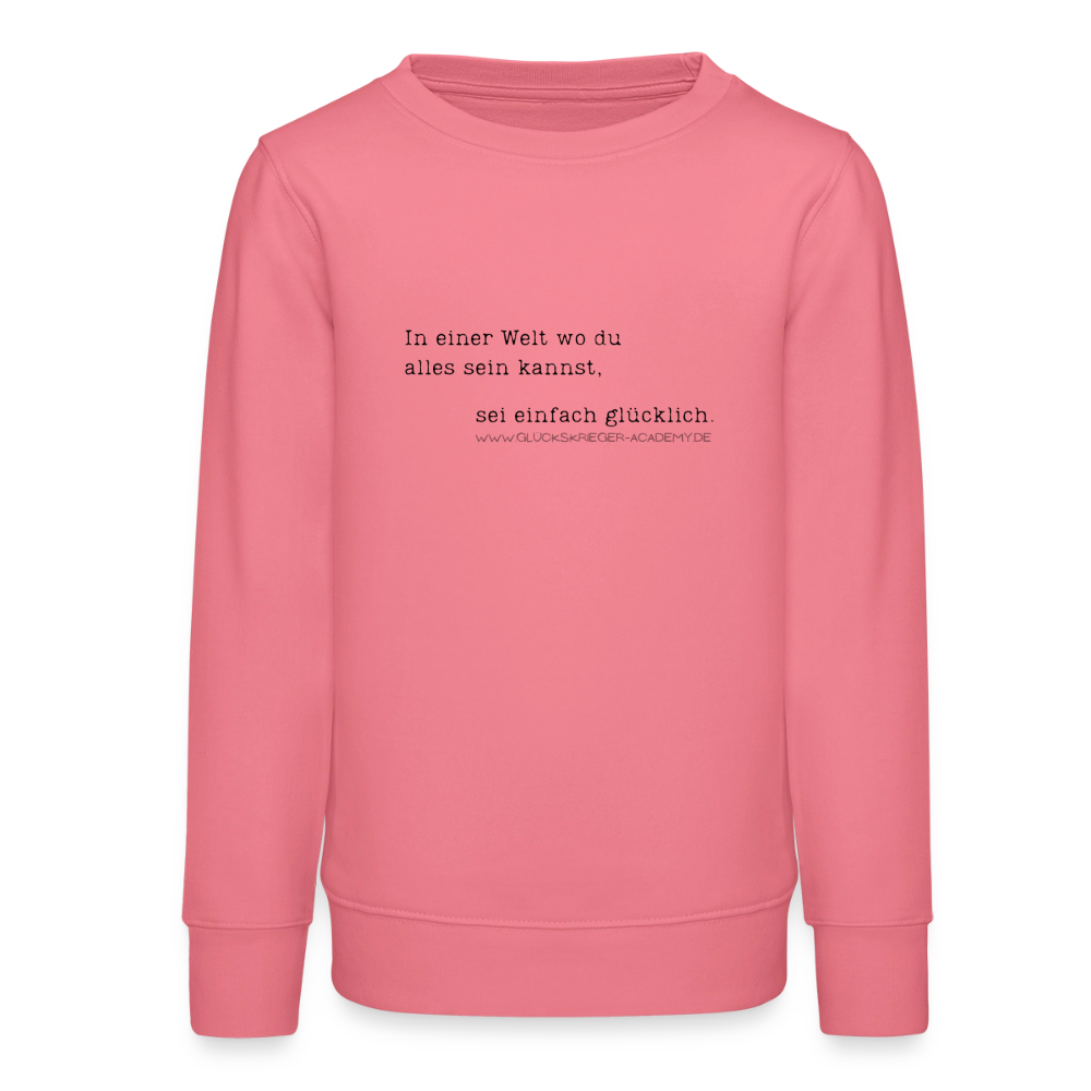 Glückskrieger Teens Pullover – Glücklich - pink joy 
